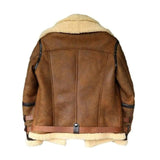 leather jacket brown colour