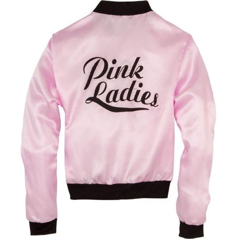 Pink-Ladies-Satin-Womens-Jacket