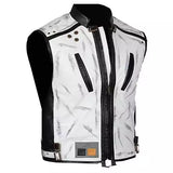 Star Movie Style Costume White Leather Vest Mens