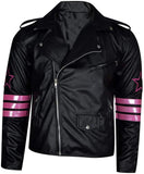 Hitman Bret Hart Wrestler Leather Jacket