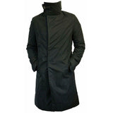 Black Runner Style Movie Costume Cotton Trench Coat