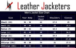 A7 Destructive Leather Jacket Destructive Black Leather Duster Trench Coat